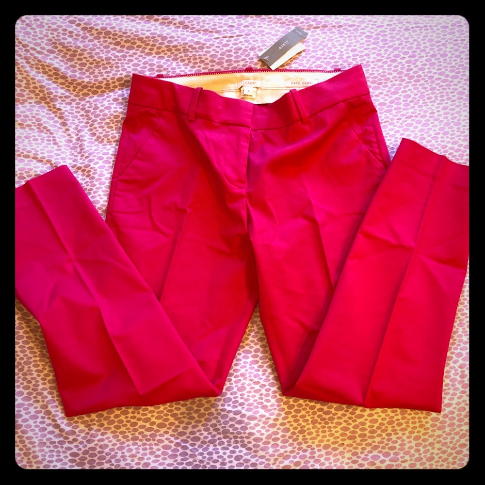 New j crew pink pants sz 2